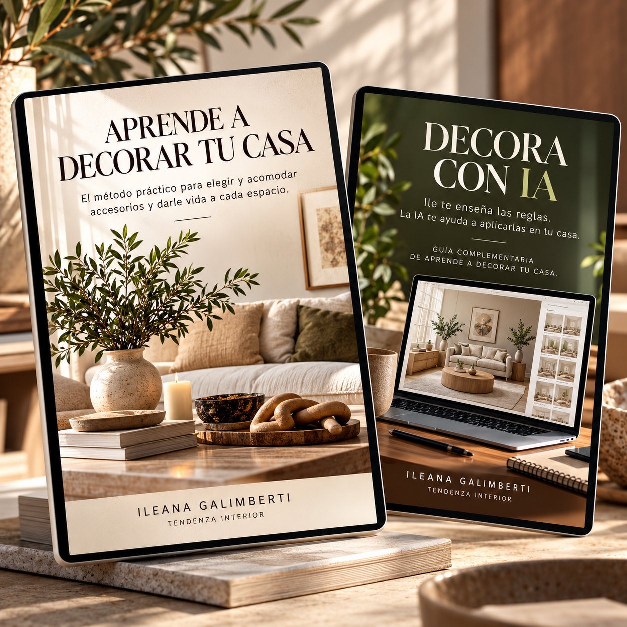 Aprende a decorar tu casa + Decora con IA, los dos guías del método