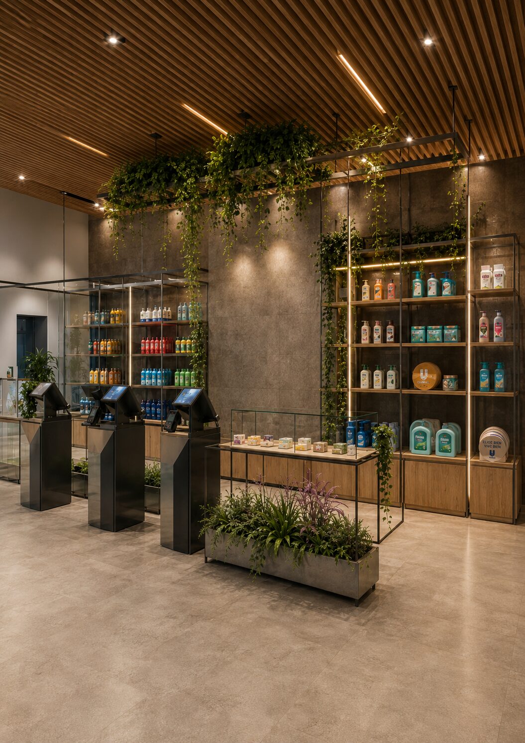 Espacio comercial contemporáneo